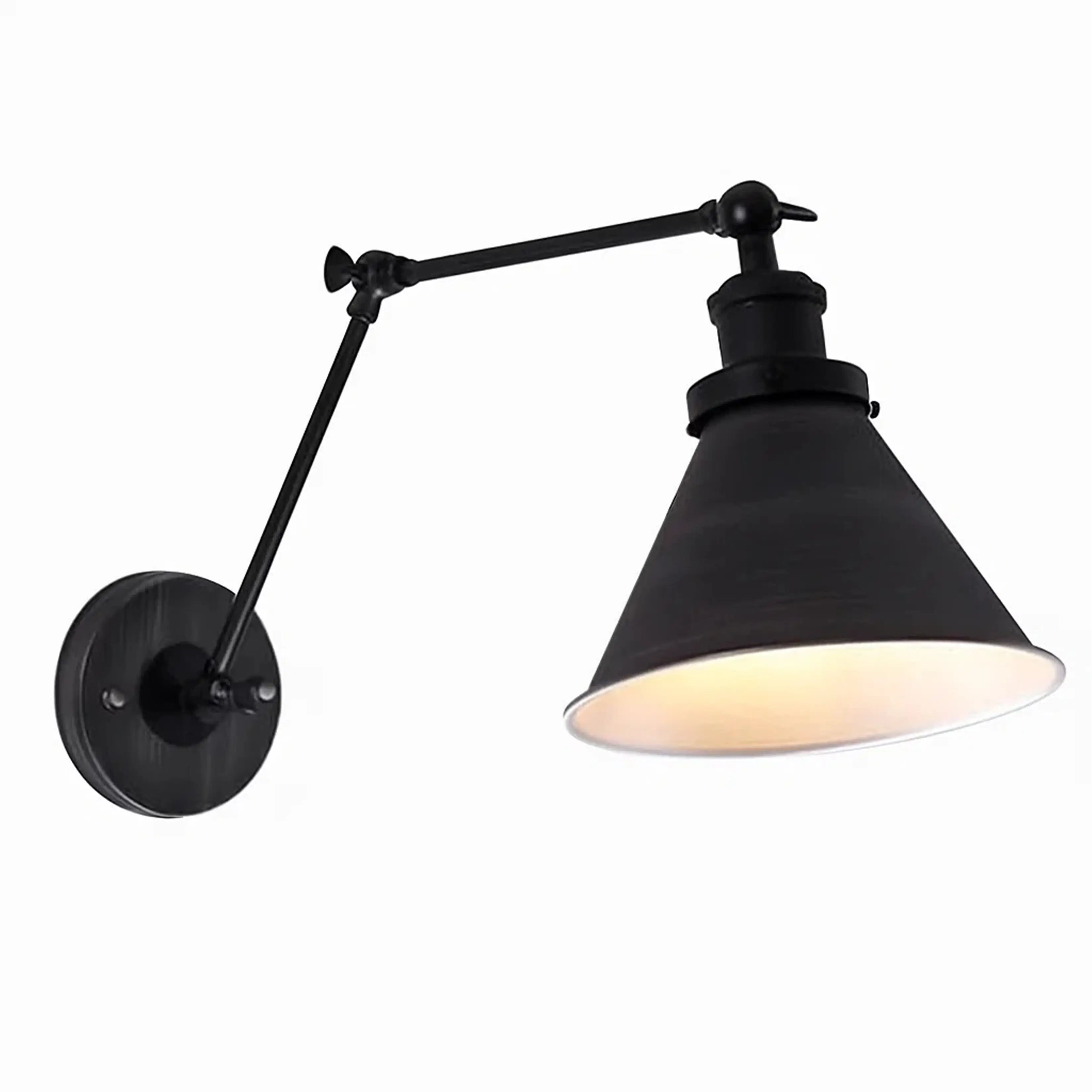 Mid-Century Modern Swing Arm Wall Lamp | Metal-Aveniqi