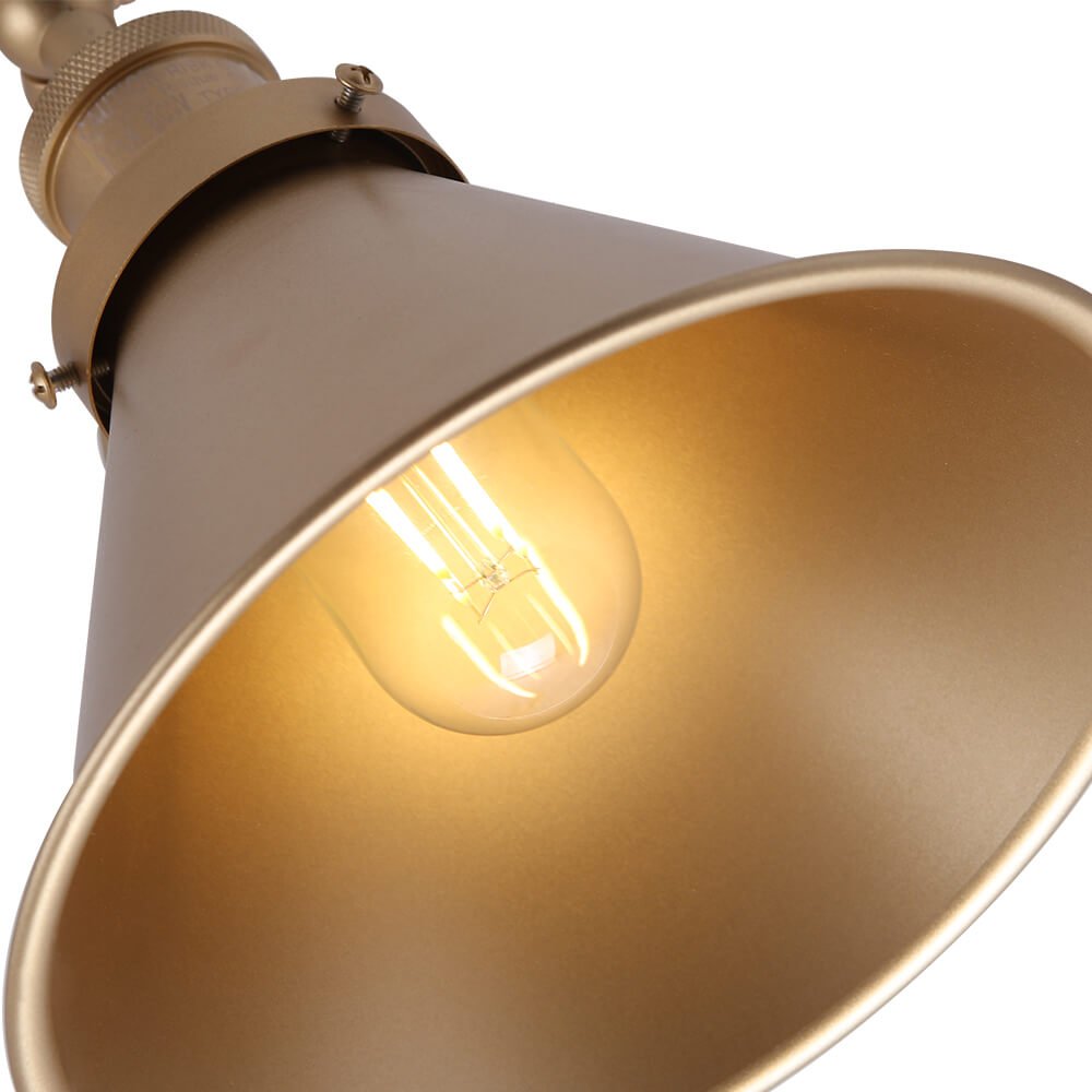 Mid-Century Modern Swing Arm Wall Light | Metal