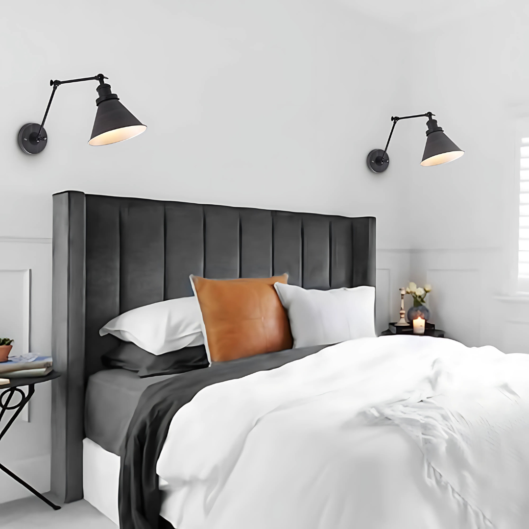 Mid-Century Modern Swing Arm Wall Light | Metal