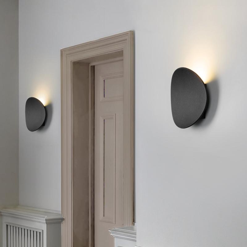 Modern Round LED Wall Light | 3000K Warm White