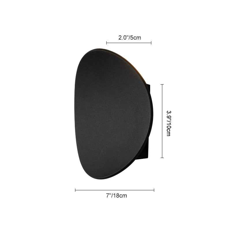 Modern Round LED Wall Light | 3000K Warm White