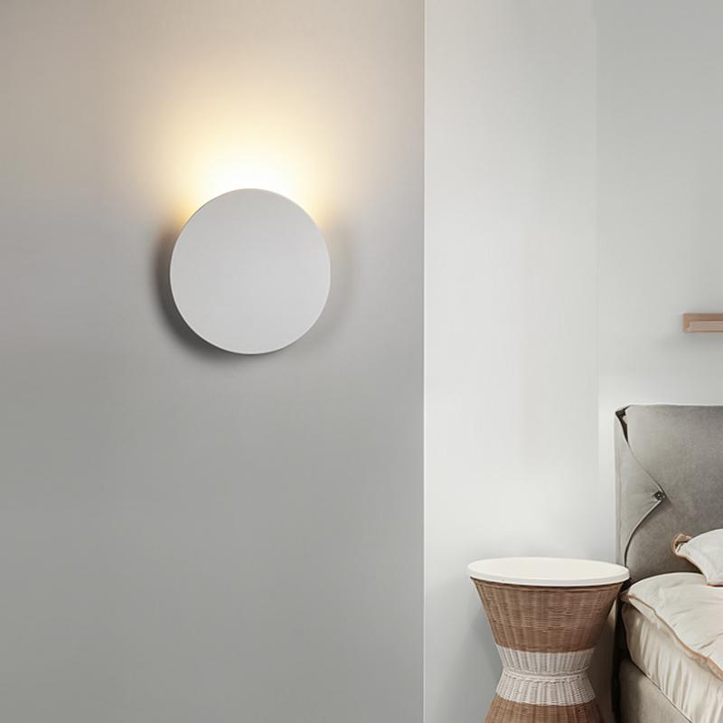 Modern Round LED Wall Light | 3000K Warm White