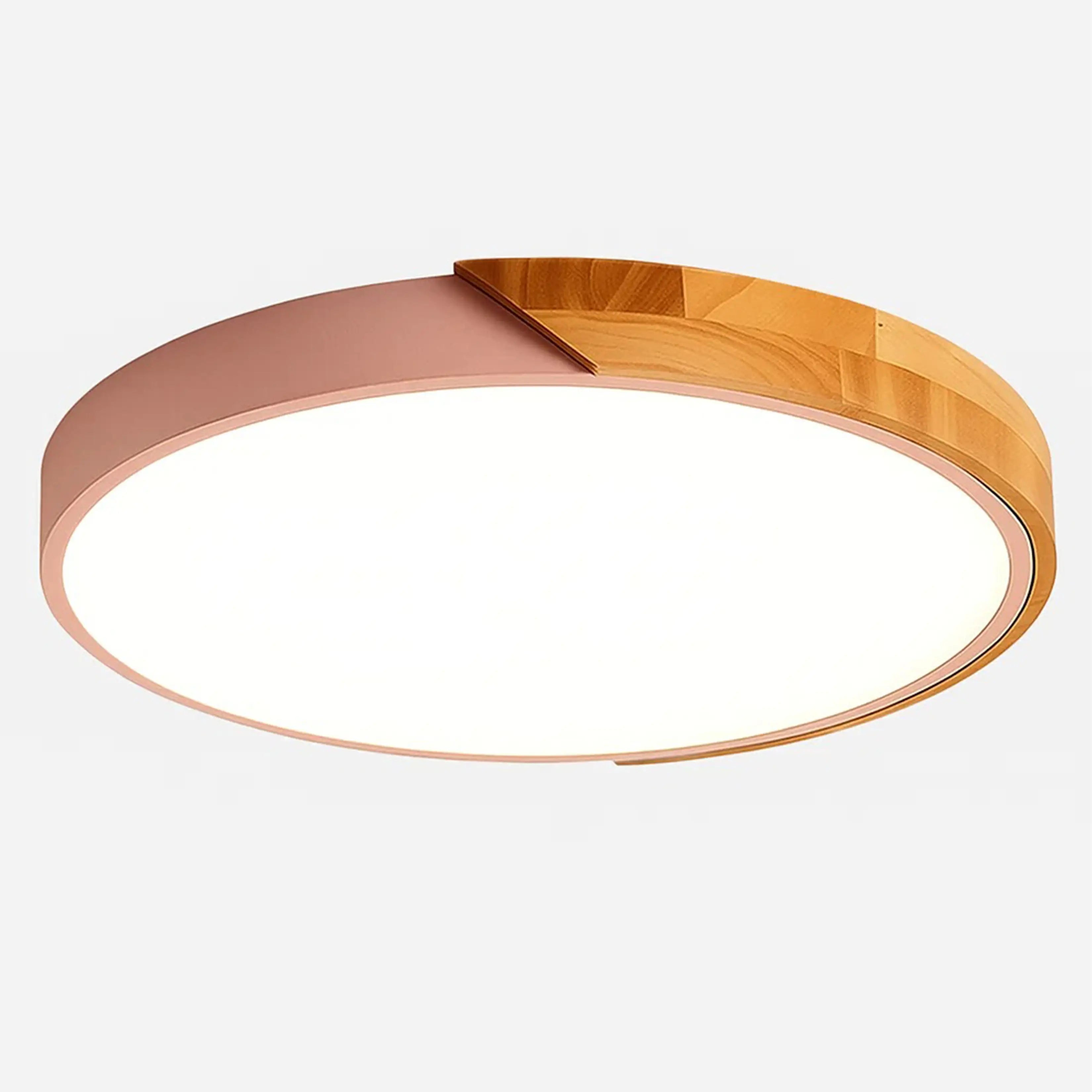 NordWood – Scandinavian Wooden LED Ceiling Lamp-Aveniqi