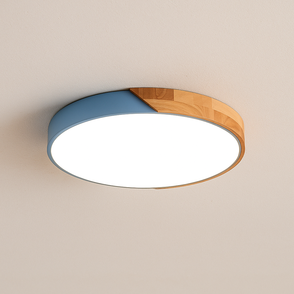 NordWood – Scandinavian Wooden LED Ceiling Light