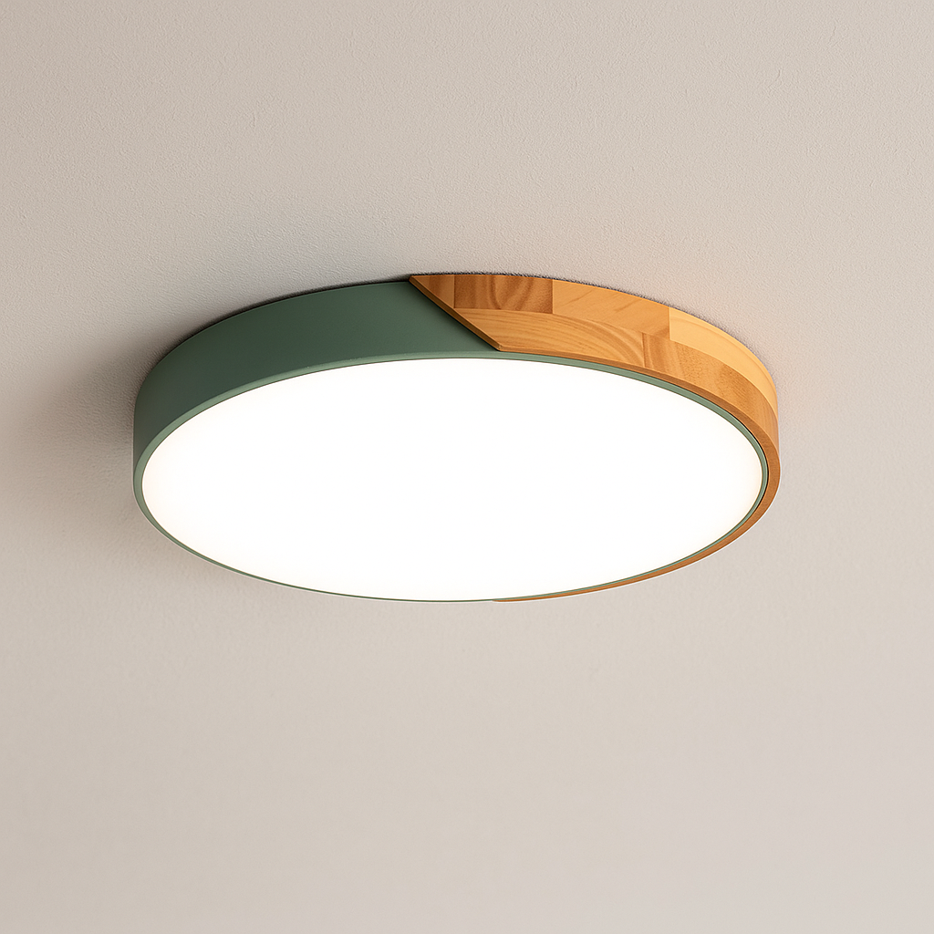 NordWood – Scandinavian Wooden LED Ceiling Light