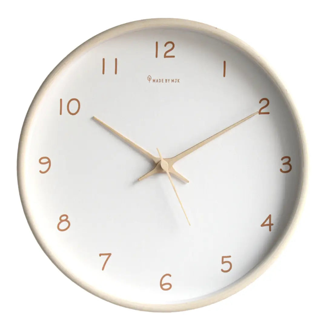 Silent Wooden Wall Clock - Timeless Design for Home & Office-Aveniqi