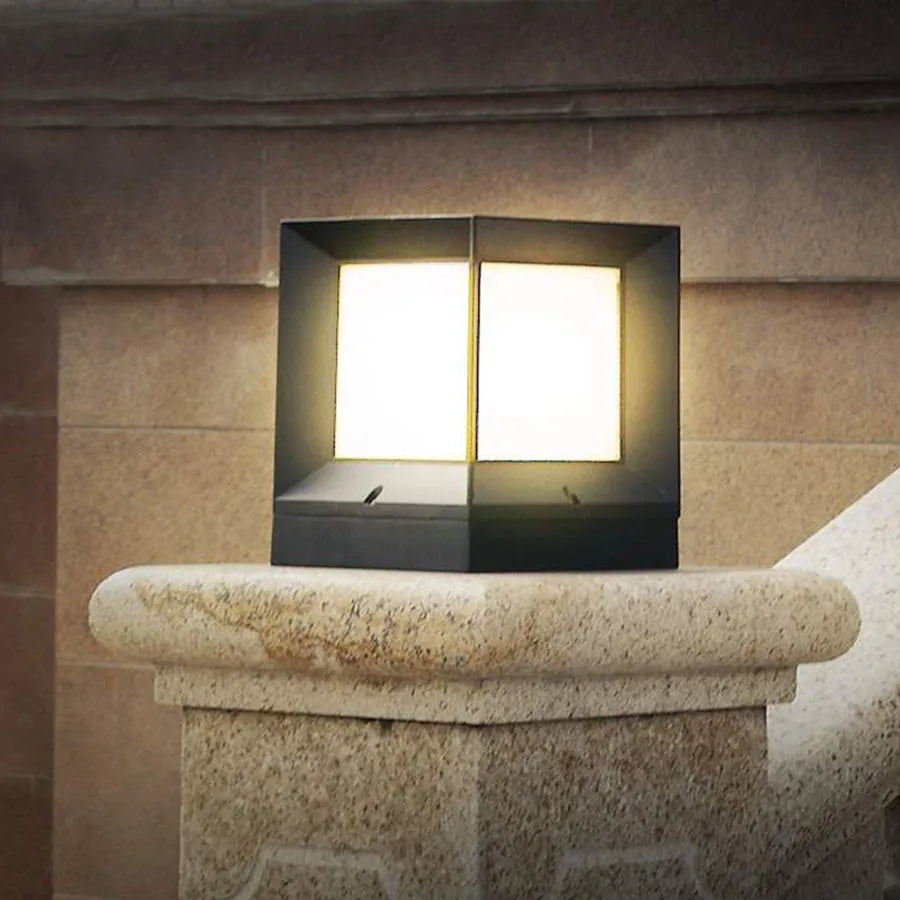 GlowSphere - Modern Outdoor Standing Lamp