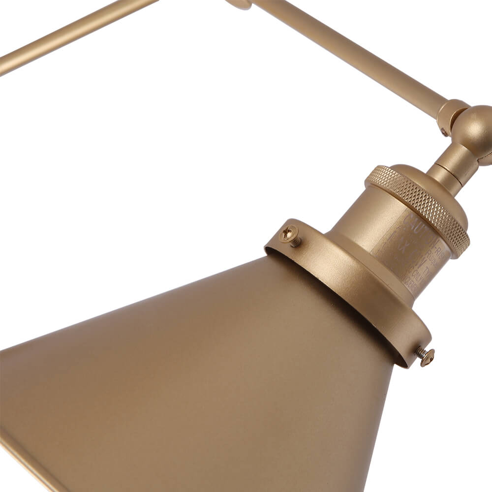 Mid-Century Modern Swing Arm Wall Light | Metal