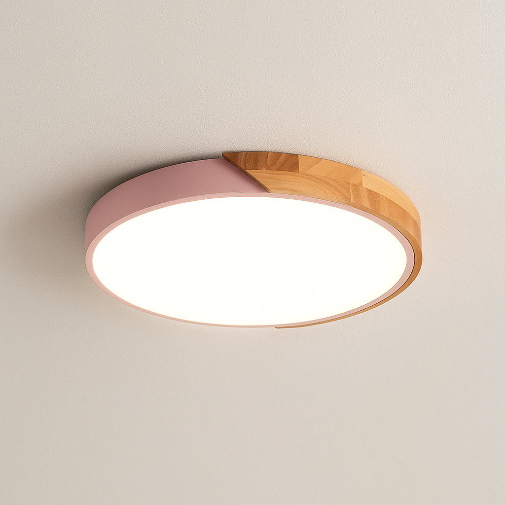 NordWood – Scandinavian Wooden LED Ceiling Light