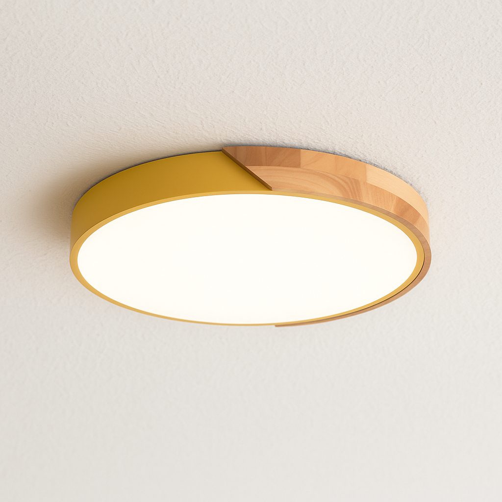 NordWood – Scandinavian Wooden LED Ceiling Light