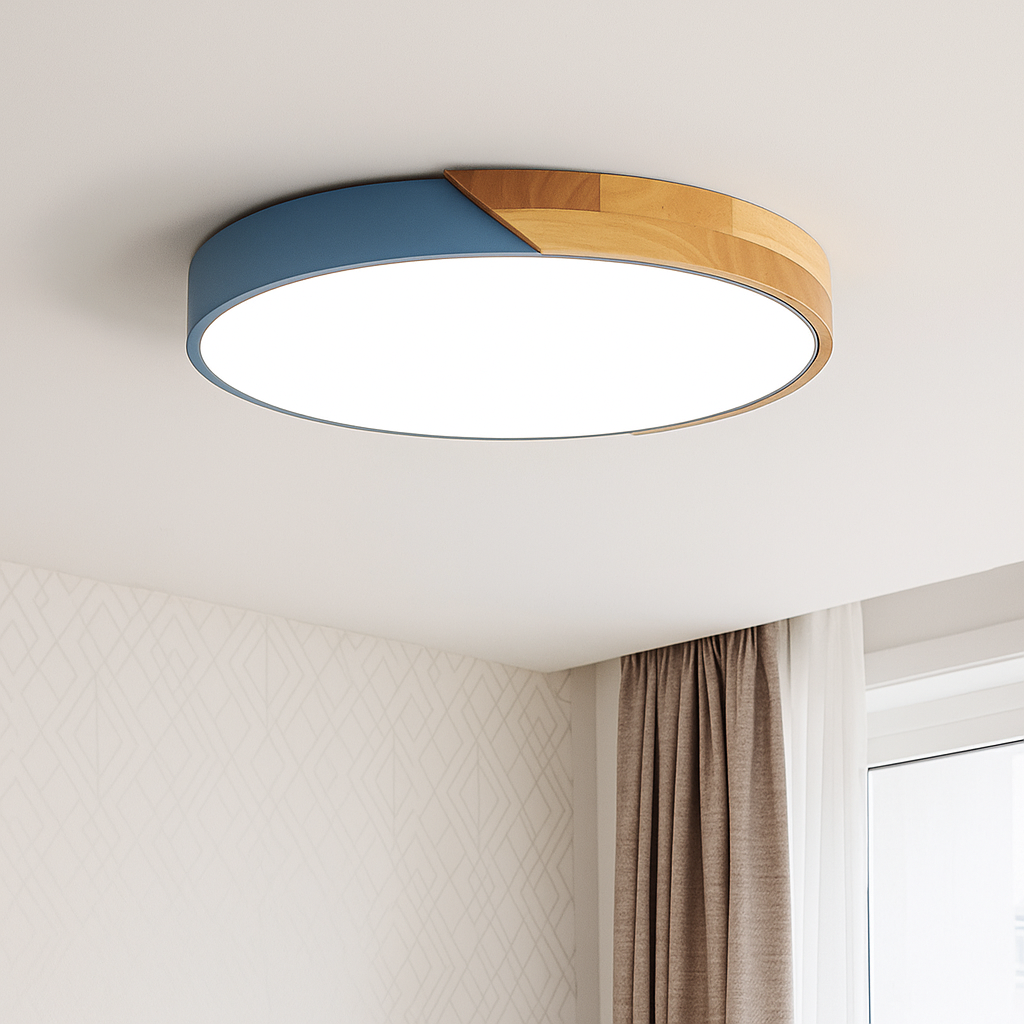 NordWood – Scandinavian Wooden LED Ceiling Light