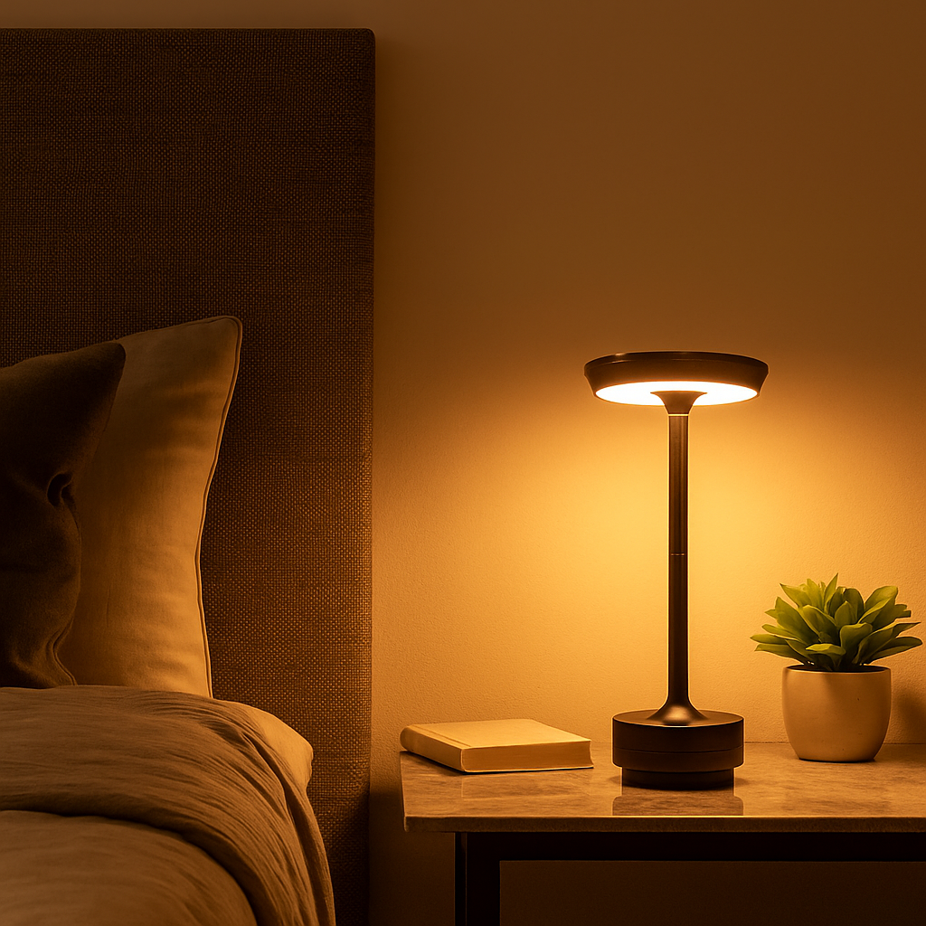 Wireless LED Table Lamp with Touch Control