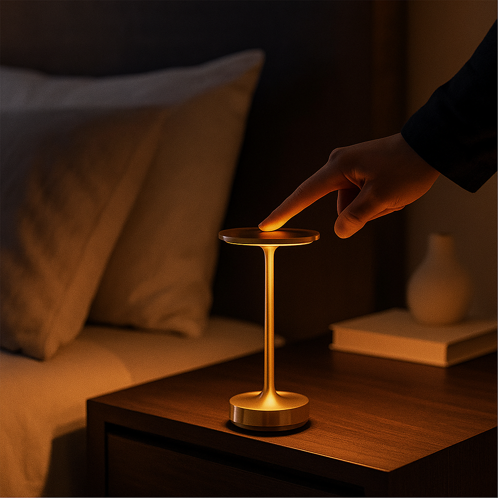 Wireless LED Table Lamp with Touch Control