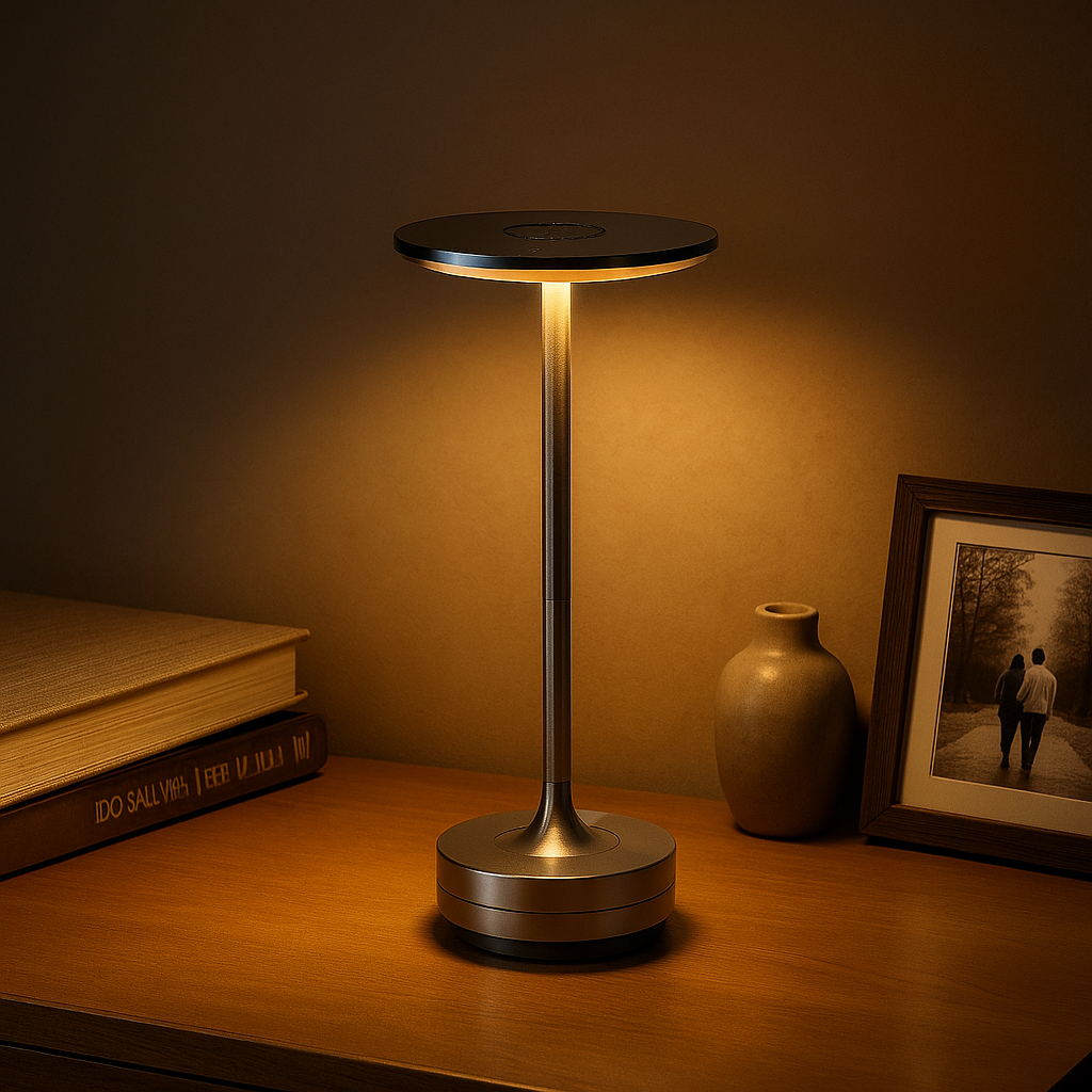 Wireless LED Table Lamp with Touch Control